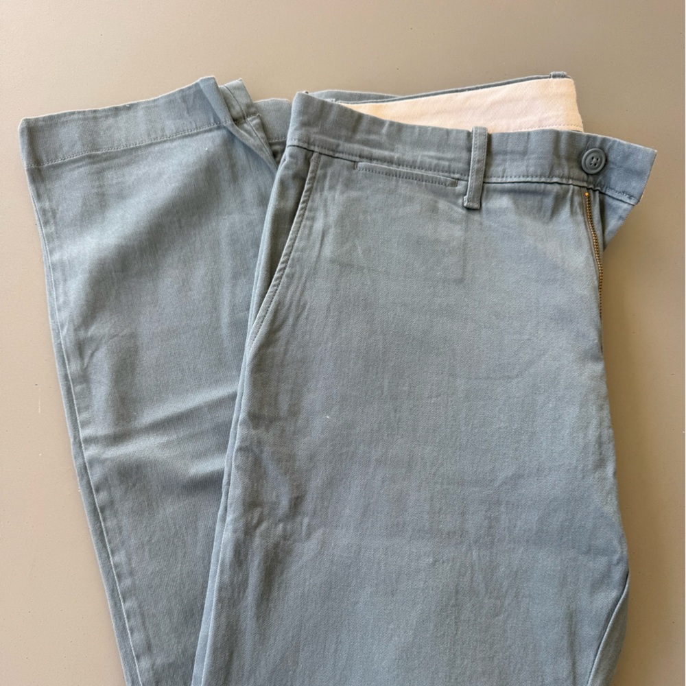 J. Crew Light Teal Blue Slim Pants